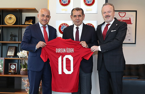 Galatasaray Bakan Dursun Özbek'ten, Büyükeki'ye ziyaret