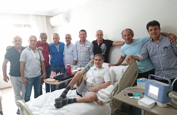 Milli Takmlardan lyas Tfeki'ye ziyaret