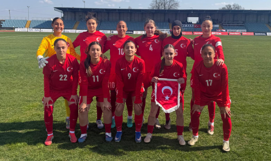 H�rvatistan ile 2-2 Berabere Kalan U17 K�z Mill� Tak�m�m�z, B Ligi'ne D��t�