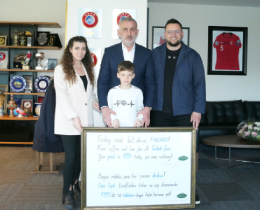 Berisha Ailesi, TFF Ba�kan� Hac�osmano�lu�nun Davetlisi Olarak �stanbul�da