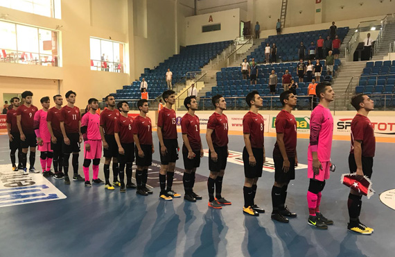 Futsal U19 Milli Takm, Karada' 5-2 yendi