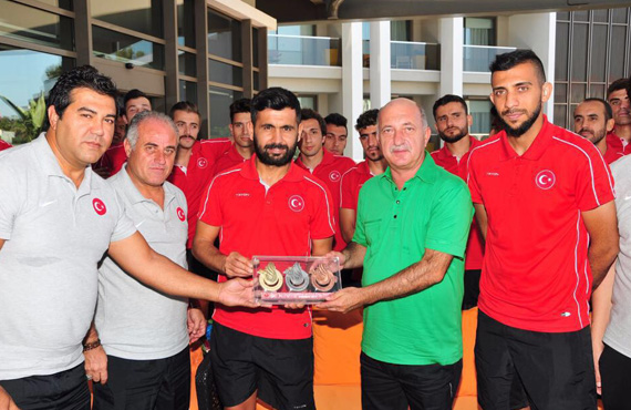 TFF'den Olimpiyat ampiyonu Milli Takm'a ziyaret