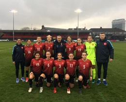 Womens U19s lost against Spain: 5-0