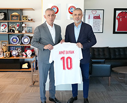 Ahmet Bayramdan, TFF Bakan Hacosmanoluna Ziyaret