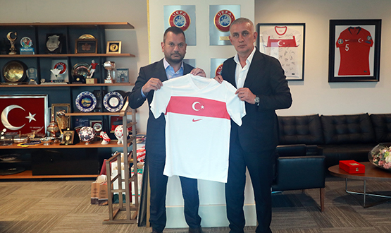 Erturul Doan'dan, TFF Bakan Hacosmanolu'na Ziyaret