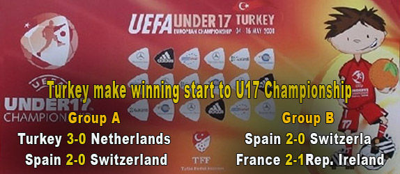 Turkey make winning start to U17 Championship