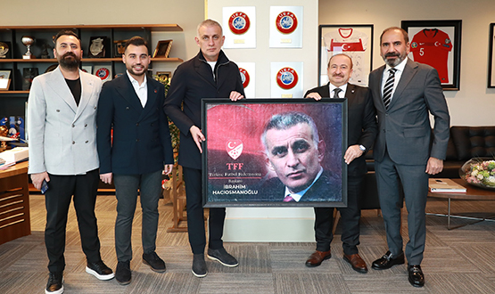 Memik Ylmaz'dan TFF Bakan Hacosmanolu'na Ziyaret
