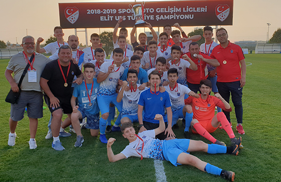 Spor Toto Geliim Elit U16 Ligi'nde ampiyon Trabzonspor
