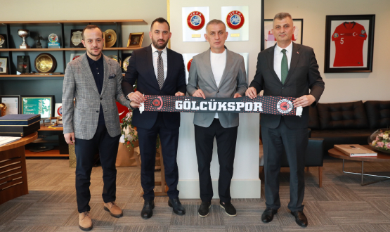 Glck Belediye Bakan Sezer'den TFF Bakan Hacosmanolu'na Ziyaret