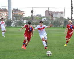 U15 Milli Takm, ek Cumhuriyetini 4-2 yendi