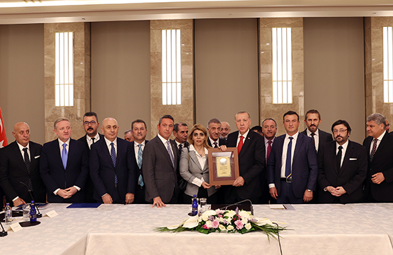 Cumhurbakan Erdoan, Kulpler Birlii heyetini kabul etti