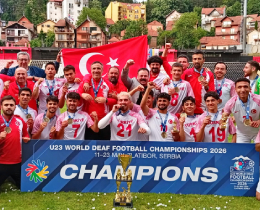 ��itme Engelliler U23 Mill&icirc; Tak�m�m�z, D&uuml;nya �ampiyonu Oldu