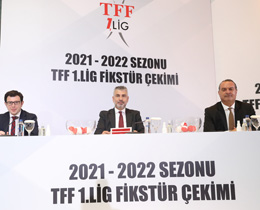 TFF 1. Ligde 2021-2022 sezonu fikstürü çekildi