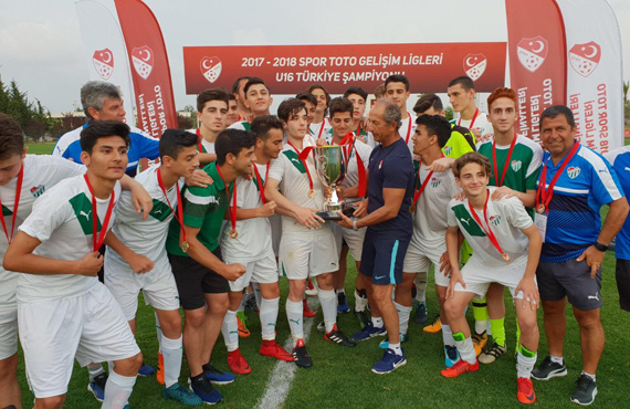 Spor Toto U16 Elit Ligi'nde ampiyon Bursaspor