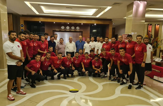 itme Engelliler Futbol Milli Takmna destek ziyareti