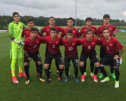 U16s lose to England: 2-1