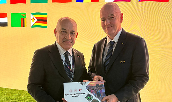 TFF President Bykeki Met With FIFA President Infantino