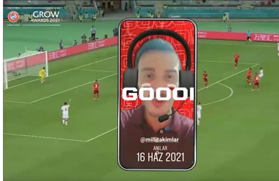 'Sunduun Gol Olsun' projesi UEFA'dan ödül ald