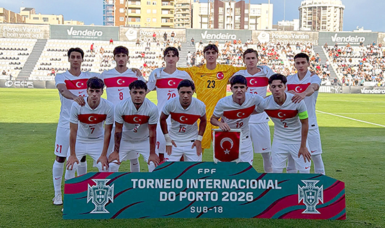 U18 Mill&icirc; Tak�m�m�z, Portekiz&rsquo;e 3-2 Ma�lup Oldu<br />