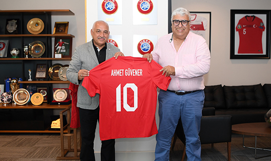 Ahmet Gvener, TFF Bakan Mehmet Bykeki'yi Ziyaret Etti