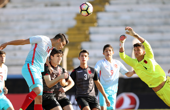 U16 Milliler, Arnavutluk'la  0-0 berabere kaldı