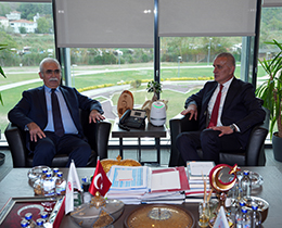 Kadir zkayadan, TFF Bakan Hacosmanoluna Ziyaret