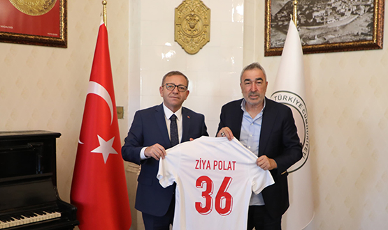 Samet Aybaba'dan Kars Valisi Polat ve Belediye Bakan Senger'e Ziyaret