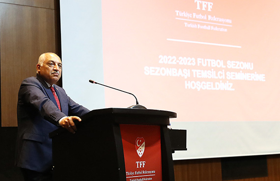 TFF Bakan Bykeki, Temsilciler Semineri Al Treninde konutu