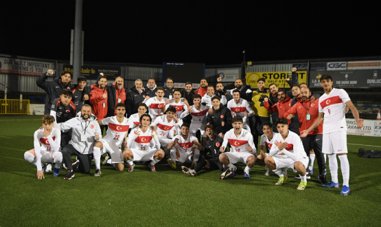 U17 Mill� Tak�m�m�z, Kuzey �rlanda'y� 4-0 Ma�lup Etti