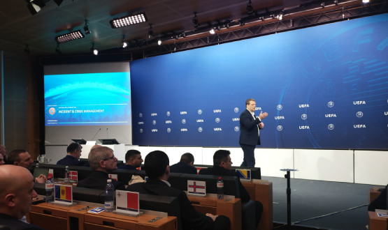 TFF Delegasyonu, UEFA Genel Merkezi'nde Kriz Ynetimi Konulu Seminere Katld