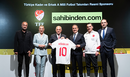 Kadn ve Erkek A Mili Futbol Takmlarnn Resmi Sponsoru Sahibinden.com Oldu