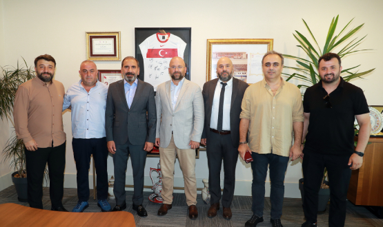 TFF stanbul l Disiplin Kurulu'ndan Mecnun Otyakmaz'a Ziyaret