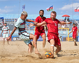 Plaj Futbolu Milli Takm, Portekize 11-4 yenildi