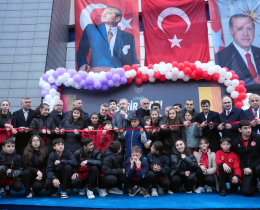 Bakan Bak ve Ba�kan Hac�osmano�lu, Sinop �ehir Stad��n�n A��l���n� Yapt�