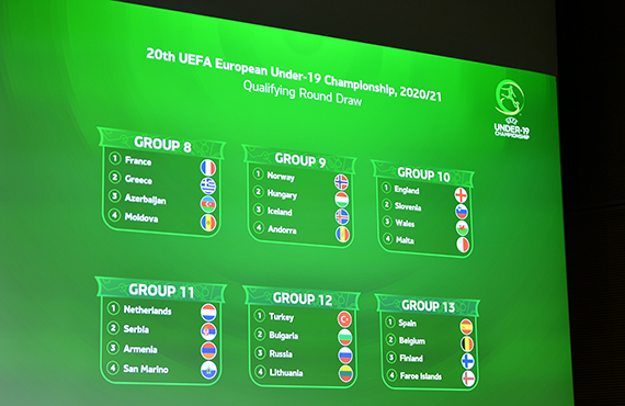 2020-21 UEFA U19 Turnuvaları iptal edildi