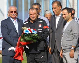 Fatih Terimden Adana Demirspora ziyaret