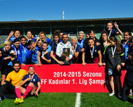 Kadnlar 1.Liginde ampiyon Konak Belediyespor