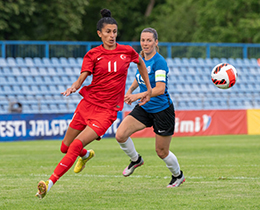 Kadn A Milli Takm Estonya ile 2-2 Berabere Kald