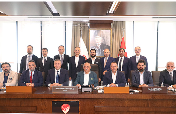 THB'den TFF Bakan Mehmet Bykeki'ye ziyaret
