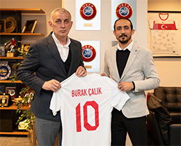 Burak alktan TFF Bakan Hacosmanoluna Ziyaret