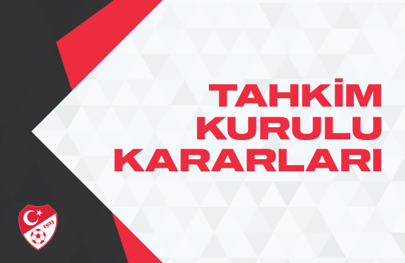Tahkim Kurulu Kararlar - 24.12.2020