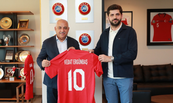 Vedat Ergnba'tan TFF Bakan Mehmet Bykeki'ye Ziyaret