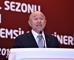 TFF Bakan Nihat zdemir, 2019-2020 sezonu Temsilciler Seminerinde konutu