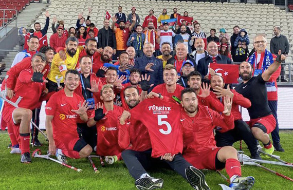Ampute Futbol Milli Takmmz, Avrupa ampiyonas'nda finale yükseldi