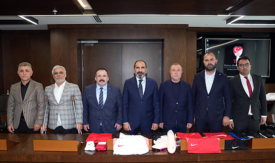 Engelli Spor Federasyonlar Yöneticilerinden Otyakmaz'a Ziyaret 
