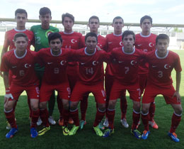 U16 Milli Takm, talyaya 1-0 malup oldu