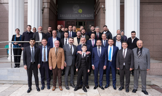 TFF Ba�kan� Hac�osmano�lu, Ankara Kent Konseyi'ni Ziyaret Etti