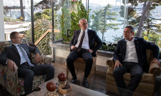 TFF President Hacosmanolu Met With Čeferin, Ko and Gmda