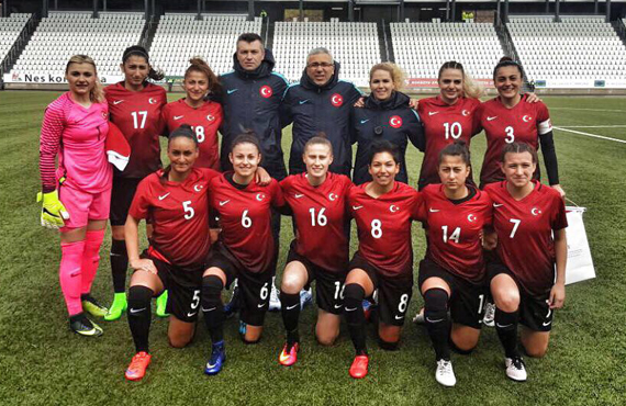Kadn A Milli Takm, Karada' 3-0 yendi