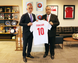 Ethem akr, TFF Bakan Hacosmanolunu Ziyaret Etti